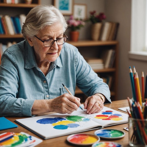 Comment les seniors peuvent-ils utiliser les techniques de l'art-thérapie pour exprimer leurs émotions et réduire l'anxiété ?